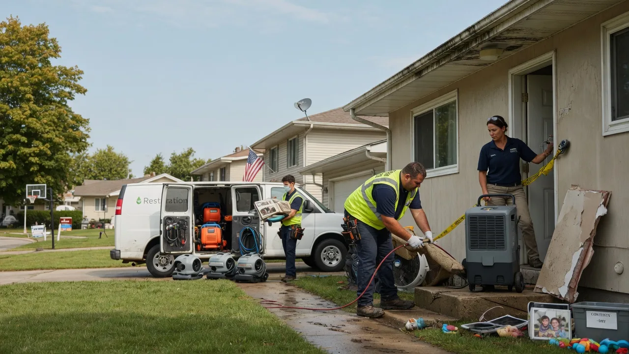 Water Damage Restoration in Glenview, IL near me
